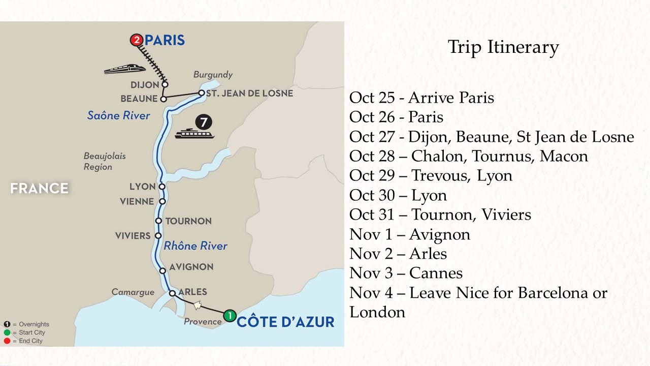 Map and Itinerary